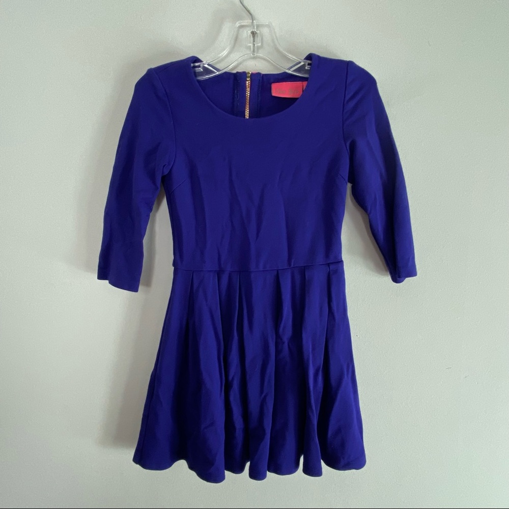 Ellie Kai Kids Girl Purple Dress Stretch Cape Cod *267